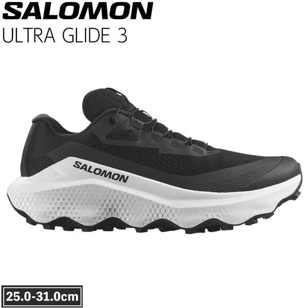 登山靴 サロモン ウルトラグライド3 SALOMON ULTRA GLIDE 3 BLACK/WHITE/BLACK トレラン ランニング トレッキング