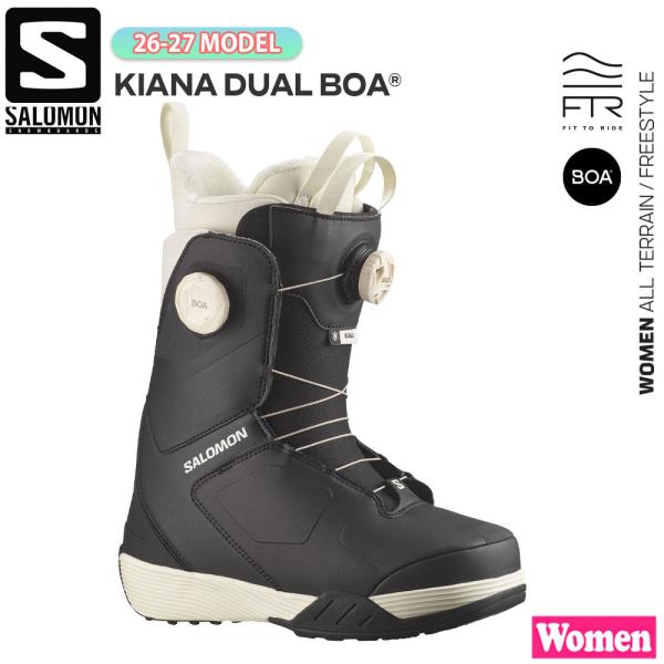 ウィンタースポーツ SALOMON Kiana Dual Boa スノーボードブーツ 23.0cm