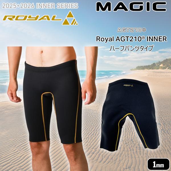 【正規取り扱い店】●BRAND：MAGIC(マジック)●品番：MAGIC-37170-1 ●品名：ROYAL INNER HP 1mm 素材/AGT210 ハーフパンツタイプ●サイズ：S／M／L／XL ※参考SIZE(cm)／S=160cm...