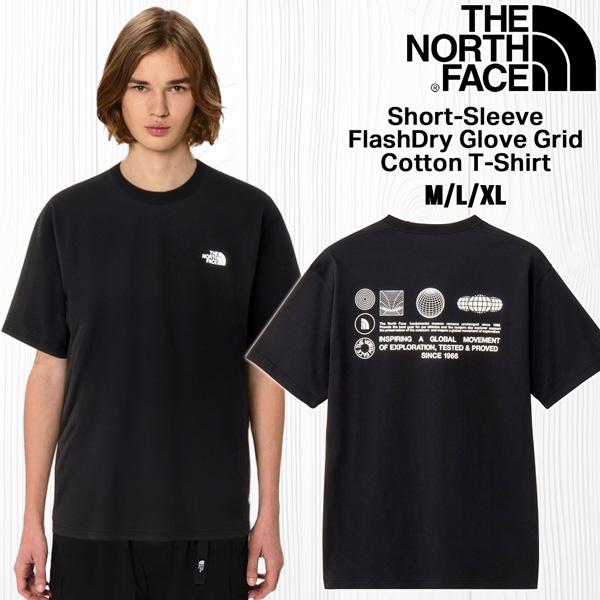 値下げ ザノースフェイス ショートスリーブフラッシュドライグローブグリッドコットンティー 半袖 THE NORTH FACE Tシャツ NT32550