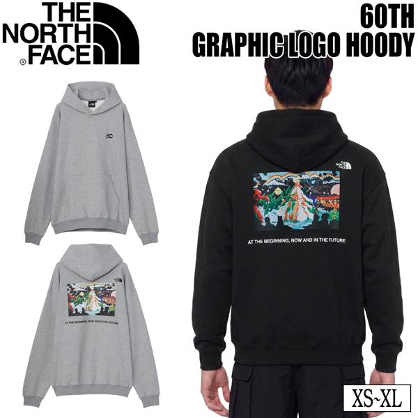THE NORTH FACE 60TH GRAPHIC LOGO HOODY ザ・ノースフェイス 60周年グラフィックロゴ フーディ パーカー スウェット プルオーバー カジュアル