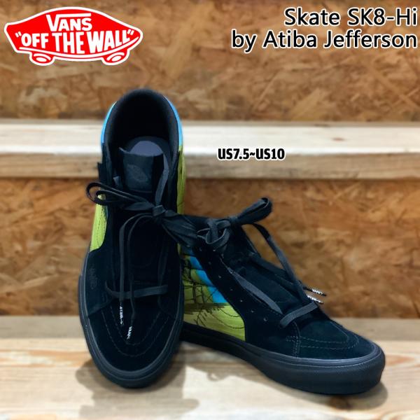 バンズ スケハイ VANS Skate SK8-Hi Atiba BLACK/MULTI US企画品 VN0A5FCCBOV