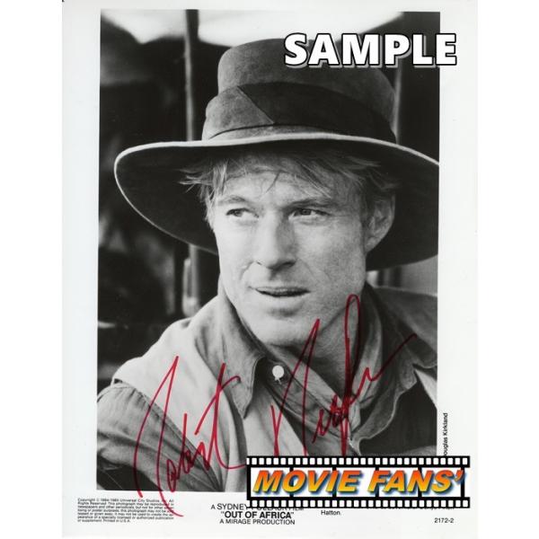 ロバート・レッドフォードの直筆サイン入り写真 直筆サイン入りブロマイド（保証書付き）】ロバート・レッドフォード