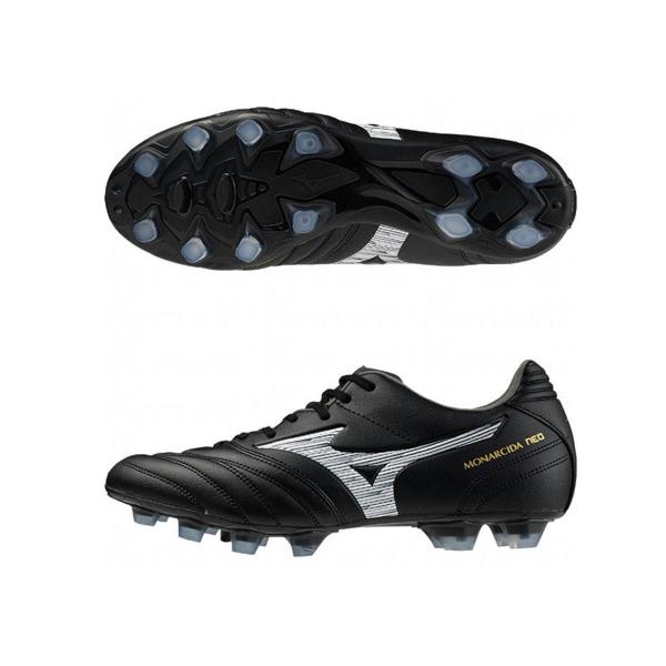 ミズノ(MIZUNO) サッカースパイク モナルシーダNEO3 SW P1GA242401 ブラック/ホワイト 25cm 4E MONARCIDA ミズノ MIZUNO サッカースパイク モナルシーダ NEO 3 SW
