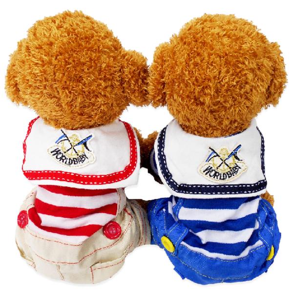 犬服 秋冬 ワンピース Mowmow ワンピース シャツ つなぎ ボーダー マリン かわいい おしゃれ Dop0023 Dop0023 Mowmow 通販 Yahoo ショッピング