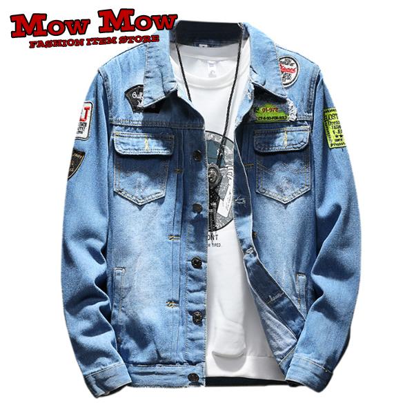 デニムジャケット メンズ ジージャン Gジャン デニム ジャケット アウター ワッペン ユーズド ヴィンテージ アメカジ M Dnjk0005 M Dnjk0005 Mowmow 通販 Yahoo ショッピング