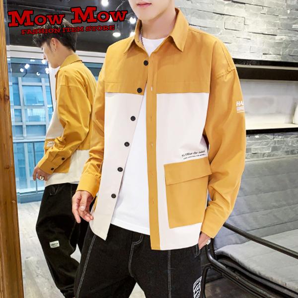 メンズ ファッション 長袖 おしゃれ カラフル カジュアル アメカジ ストリート 春 秋 冬 Men Ls0022 Men Ls0022 Mowmow 通販 Yahoo ショッピング