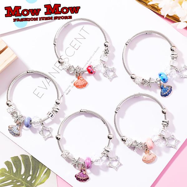 ブレスレット レディース ブレス 腕輪 貝殻 スタ ハート おしゃれ W Bracelet0010 W Bracelet0010 Mowmow 通販 Yahoo ショッピング