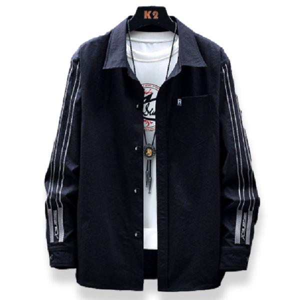 メンズ ファッション カジュアルシャツ レディース 男女兼用 長袖 開襟 カッターシャツ かわいい シャツ 春物 秋物 Men Ls0013 Mowmow G 通販 Yahoo ショッピング