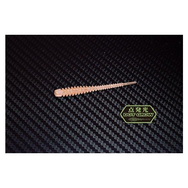 釣り初心者から玄人までおすすめ！コスパ最強！アジング、メバリング用オリジナルワーム独自のリブをクローバー状にする事で水中での適度な抵抗感が生まれ、高い操作感が得られます。緑に光る蓄光材を不均等にちりばめる事で点状でまばら輝きを演出します。か...