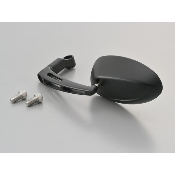 デイトナ パラレルミラー オーバル ブラストブラック左右セット DAYTONA（バイク用品） デイトナ パラレルミラー オーバル 左用