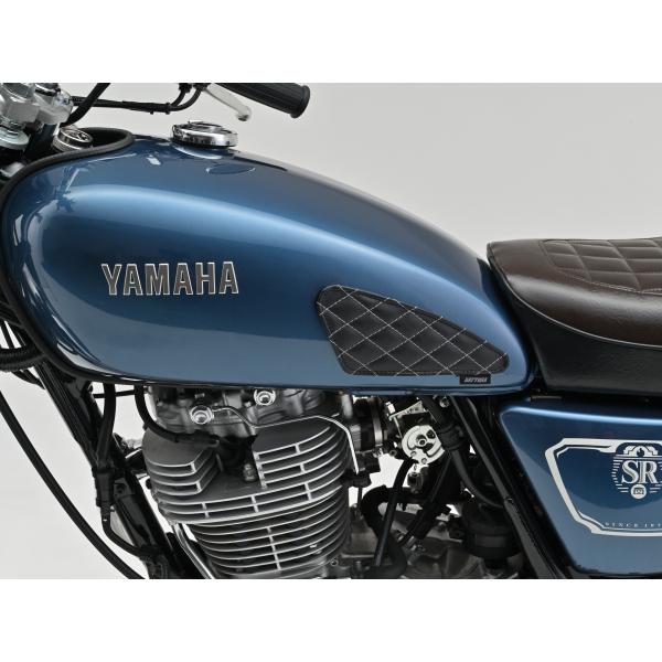 たなかん DAYTONA（デイトナ） レザータンクパッド（ニーグリップパッド）SR400