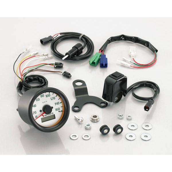 KITACO 12V車用汎用　60φ電気式スピードメーター752-0810010 KITACO 汎用（12V車用） スピードメーター 電気式スピード