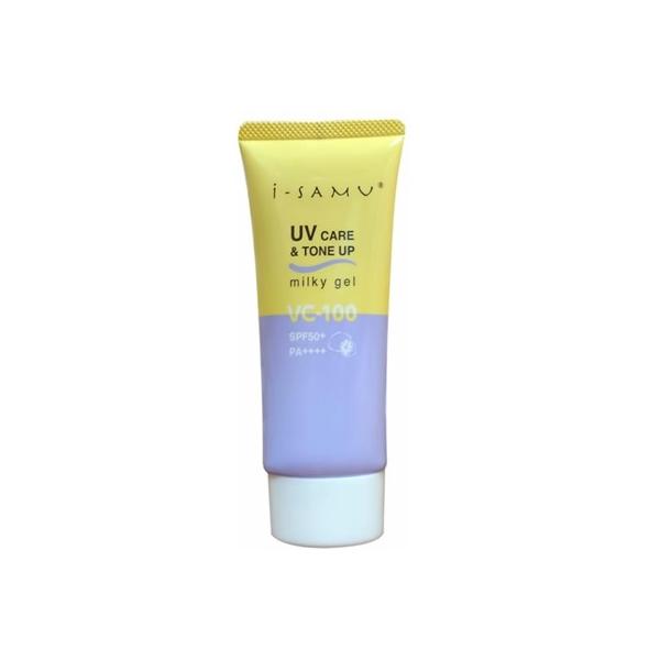 メイクアップ効果で明るくトーンアップ 、ツヤ肌へ導く。○高浸透型ビタミンC誘導体配合。○天然保湿成分　ハトムギエキス配合○UVカットとお肌のトーンアップを兼ね備えた商品です。○化粧下地としてもご使用いただけます。○ラベンダーカラーのジェルが...