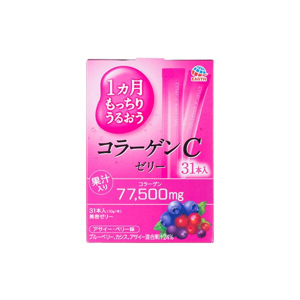○7つの成分(※1)を配合のスティクタイプのゼリー○ブルーベリー、カシス、アサイー混合果汁24％○アサイー・ベリー味(※1)低分子コラーゲンペプチド、グルコサミン、コンドロイチン硫酸、プロテオグリカン、ビタミンC、マンゴスチンエキス、低分子...