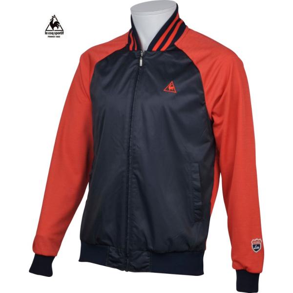 ルコックゴルフ メンズ フルジップブルゾン レッド系 ２０１７春夏物