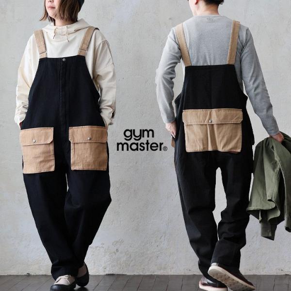 [Release date: January 16, 2026]r250529006[商品説明]・gym masterらしい配色遊びが目に留まるサロペット。・ブラックをベースとした生地に、ストラップやポケットを配色アクセントに。・フロントは...