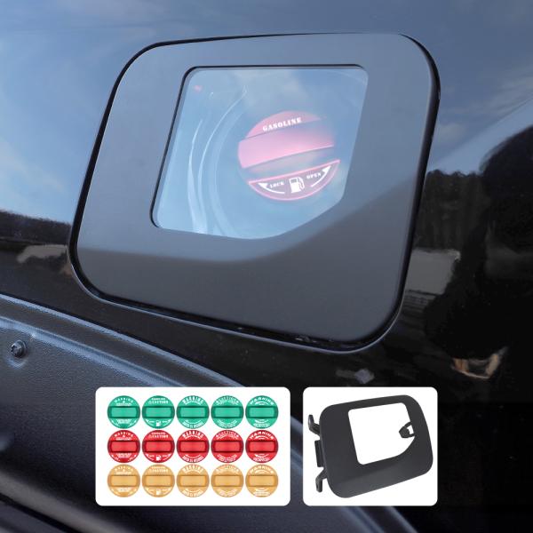 RAV4 50系 ガラス フューエルリッド フューエルキャップカバー セット