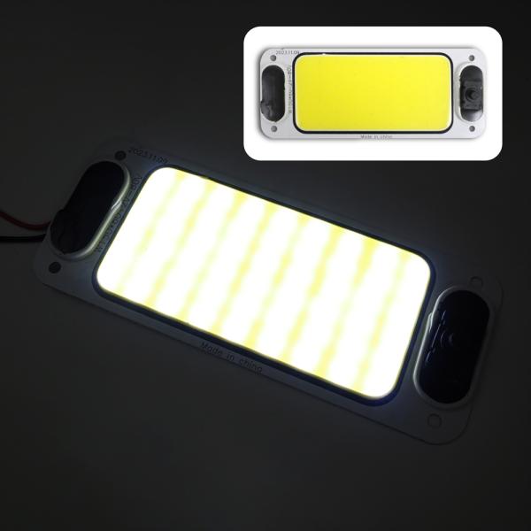 増設用 COB LED ルームランプ ホワイト 54連 ON/OFFスイッチ付き 薄型