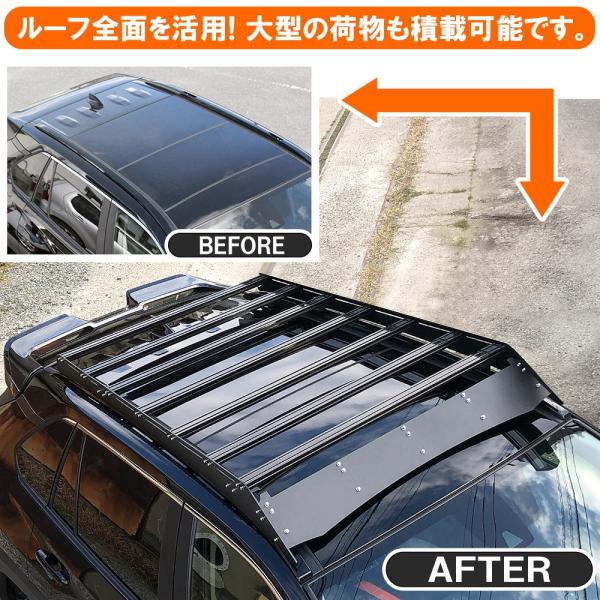 １着でも送料無料 新型 Rav4 ラブ4 50系 カスタム パーツ ルーフラック ハイブリッド アウトドア アドベンチャー ボックス レール ルーフ キャリア