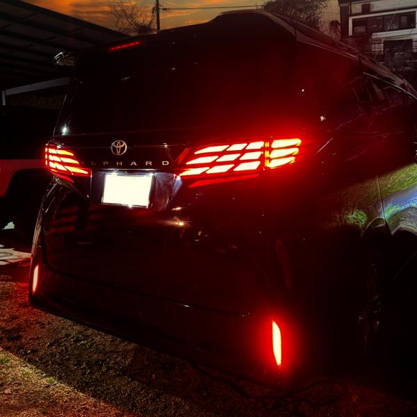 アルファード40系ウェルカムランプ付きシーケンシャルウィンカー 新型アルファード40系 新型ヴェルファイア40系 エンジェル
