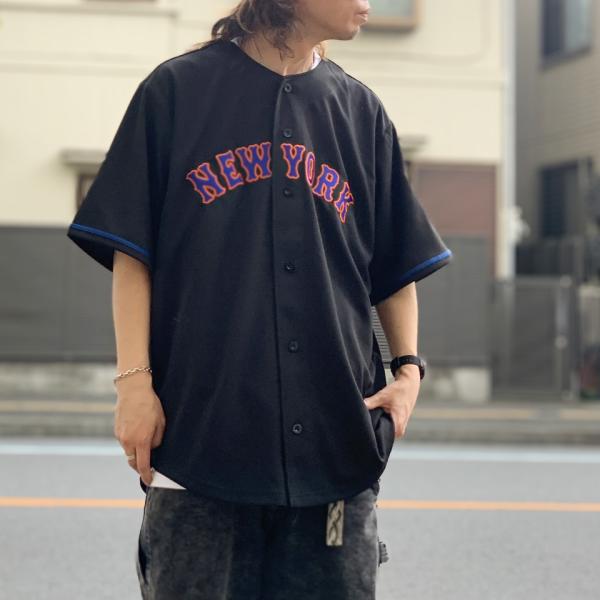 セール15% ファナティック MLB NY メッツ ベースボールシャツ ジャージ セール15% ファナティック MLB NY メッツ ベースボールシャツ