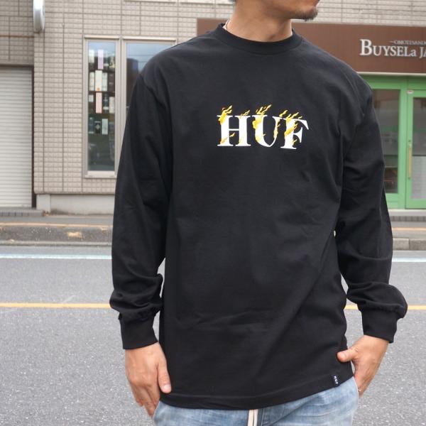 ☆HUF（ハフ）☆PHOENIX L/S TEE (長袖シャツ） HUF ハフ PHOENIX L/S TEE フェニックス 長袖 Tシャツ ロンT
