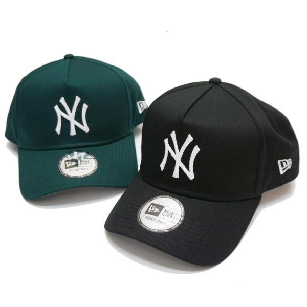 【海外限定モデル】 ヤンキース 9FORTY ステッチ ブラック キャップ ② mr-vibes_newera2306