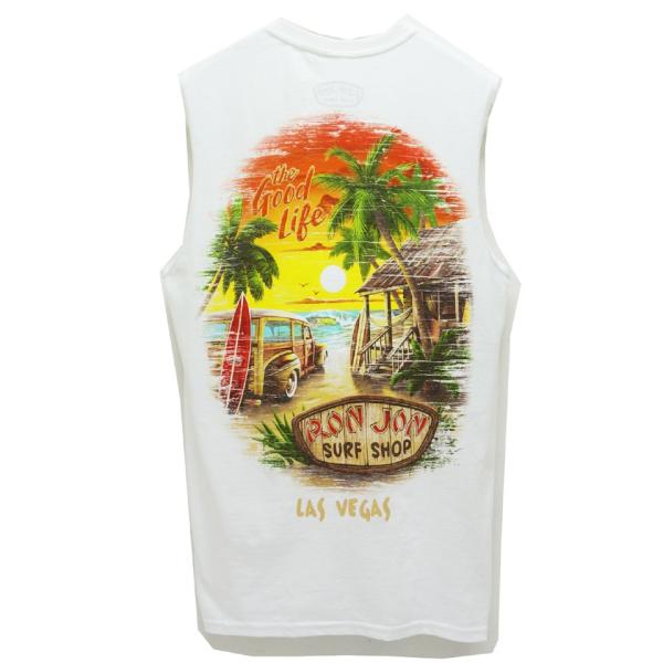 ロンジョン RON JON SURF SHOP タンクトップ ノースリーブTシャツ