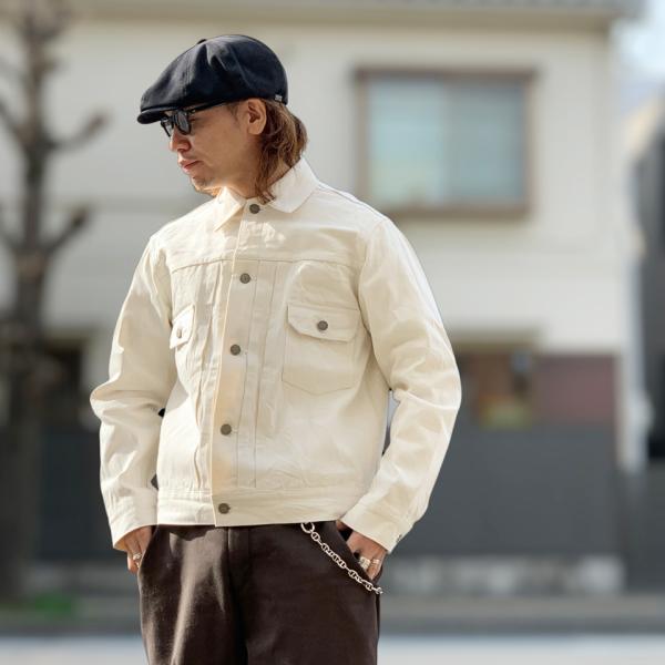 SUGAR CANE シュガーケーン デニムジャケット Gジャン 13oz. WHITE