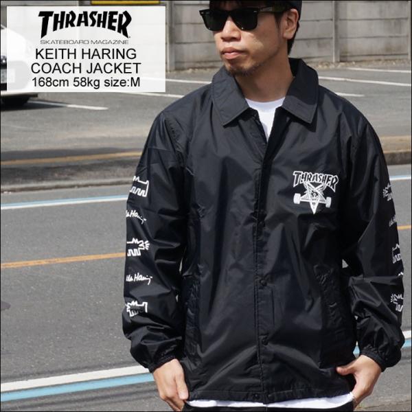 THRASHER スラッシャー コーチジャケット KEITH HARING COACH THRASHER スラッシャー コーチジャケット KEITH HARING COACH