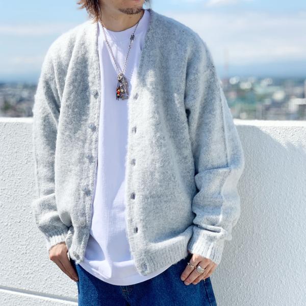Towncraft グレー モヘアカーディガン 1960's TOWNCRAFT Mohair Cardigan | Unwave