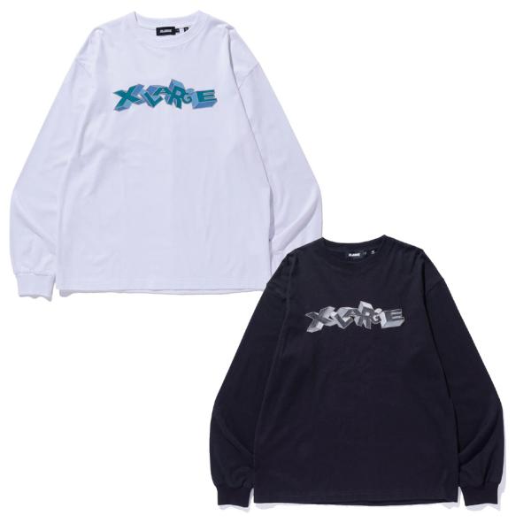 XLARGE（エクストラ ラージ） 全2色 ロンT Tシャツ 3D LOGO L/S TEE