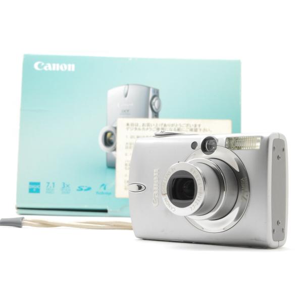 Canon キヤノン IXY DIGITAL 700 シルバーグレー SDカード付き