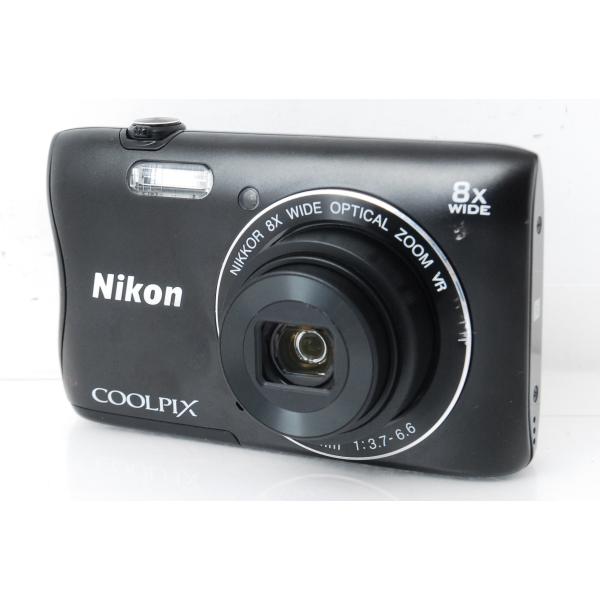 COOLPIX S Nikon ニコン S3700 ブラック : 山ウサギカメラ - 通販