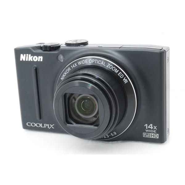 Nikon COOLPIX S8200 ノーブルブラック　箱付き【状態良好】 COOLPIX S Nikon ニコン S8200 ノーブルブラック : 山ウサギカメラ