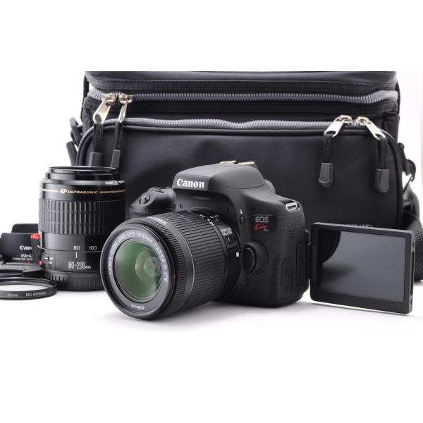 Canon キヤノン EOS Kiss X8i ダブルズームキット 新品SD32GB付き