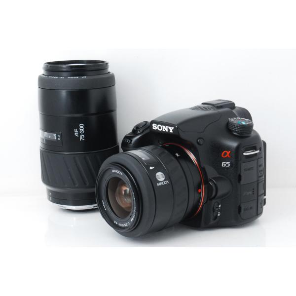SONY ソニー α65 ダブルズームキット 32GBSDカード付き iPhone転送