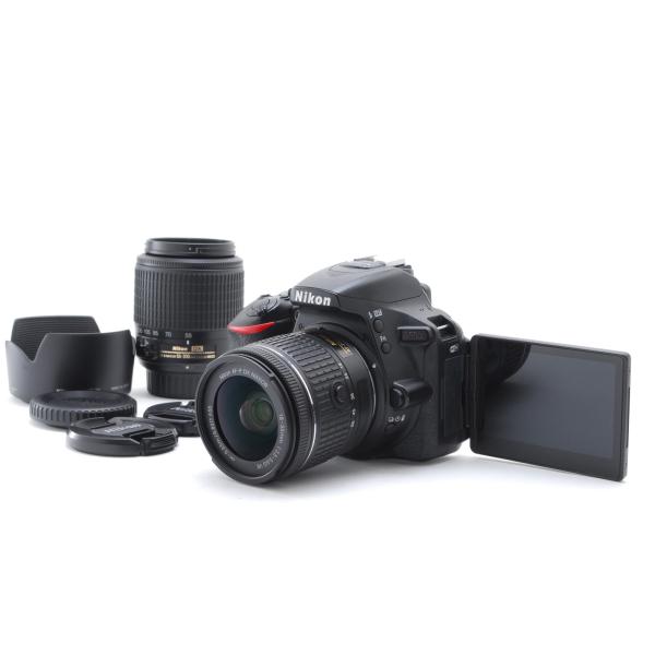 D5000 Nikon ニコン D5500 ダブルズームキット 新品SD32GB付き : 山