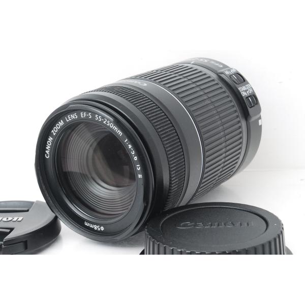 Canon キヤノン EF-S 55-250mm F4-5.6 IS II 手ぶれ補正付き