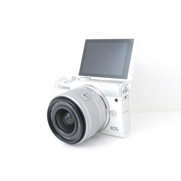Canon キヤノン EOS M100 ホワイト レンズキット 123
