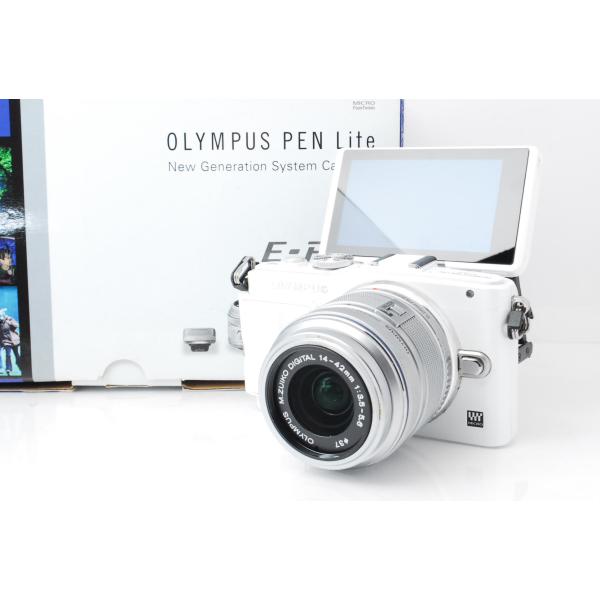 OLYMPUS オリンパス PEN E-PL6 レンズセット 箱付き OLYMPUS PEN オリンパス E-PL6 ホワイト レンズキット 32GBSDカード