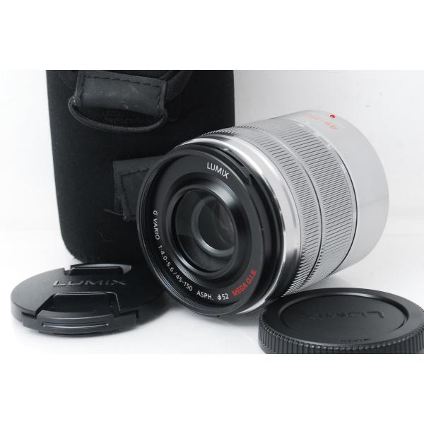 Panasonic パナソニック LUMIX G VARIO 45-150mm F4.0-5.6 シルバー H-FS45150-S