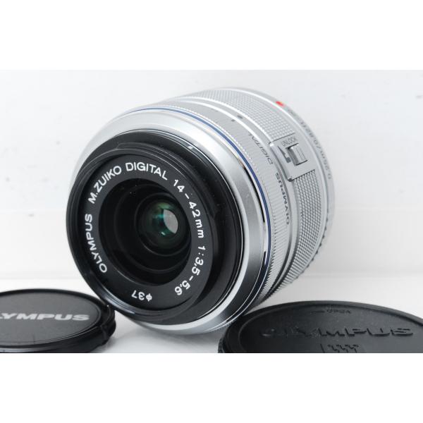OLYMPUS オリンパス M.ZUIKO DIGITAL 14-42mm F3.5-5.6 II R シルバー