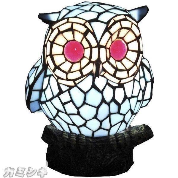 おすすめ アンティークウッド&ステンドグラスデザイン フクロウ おすすめ アンティークウッド&ステンドグラスデザイン フクロウ