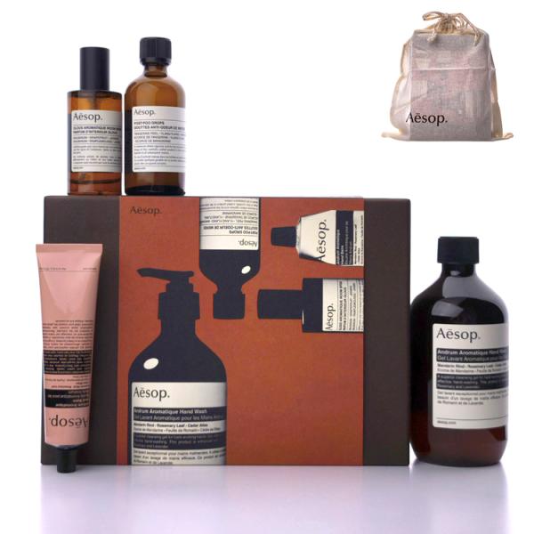 招かれた客も住人にも等しく爽やかさとうるおいをもたらす、相性のよいハンドウォッシュとハンドバーム、爽やかなルームスプレーとトイレ用消臭芳香剤のセットです。ブランドAesop（イソップ）成分画像参照セット内容アンドラム アロマティック ハンド...