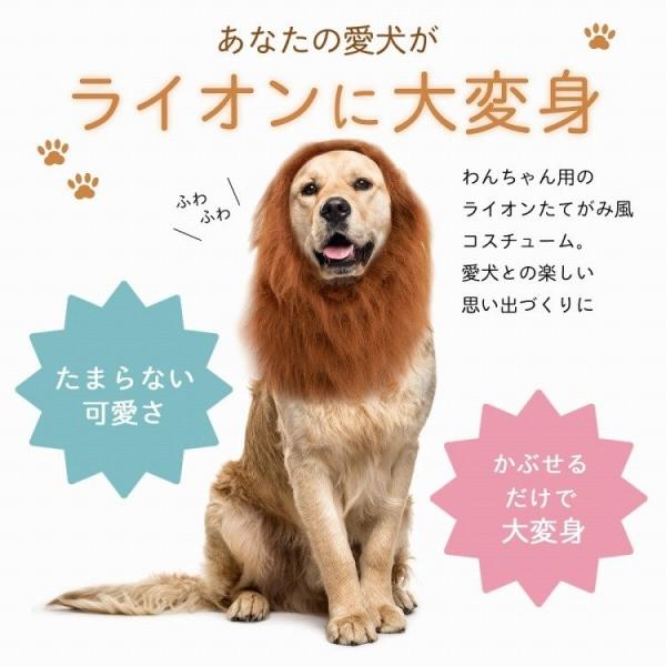 ライオン たてがみ 犬用 コスチューム 人間 人間用 激安 超特価 コスプレ ネックウォーマー 変装 パーティーグッズ 衣装 新年会 キング 忘年会 ペット おもちゃ