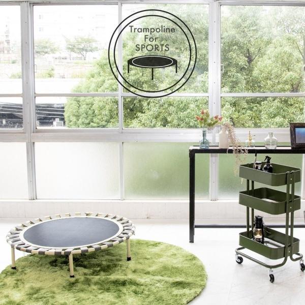 トランポリン エクササイズ用 家庭用 舗 静音 大型 ゴム式 大人 カバーなし 本体 プレゼント ジム フィットネス 有酸素運動 体幹トレーニング クリスマス