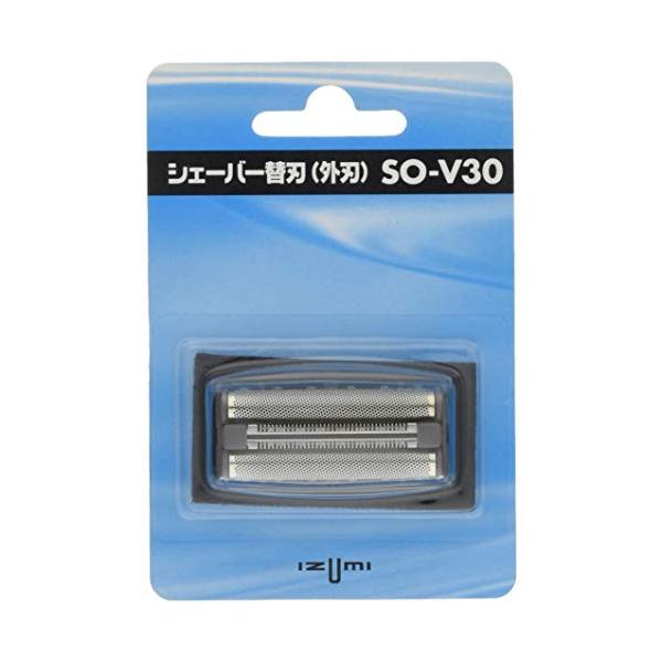 【商品名】　泉精器製作所 メンズシェーバー シェーバー用替刃(外刃) SO-V30 【商品説明】　・サイズ:幅5×奥行2.5×高さ1.7cm・原産国:中国・対応機種:IZF-V30、IZF-V40用外刃・本体重量:7g・素材・材質:Ni 【...