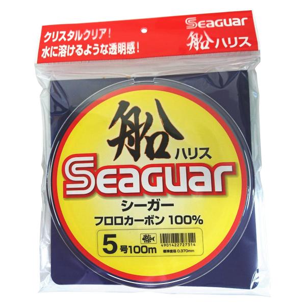 船ハリス♡５号 シーガー(Seaguar) ハリス シーガー 船ハリス 5号 クリア : MRHストア